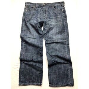 LEVIS 569 Jeans Men 36x30 (38x30 actual) Loose Baggy Relaxed Whisker Denim Blue